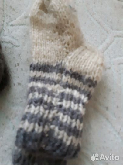 Носки шерсть 25 см по от пятки к носку