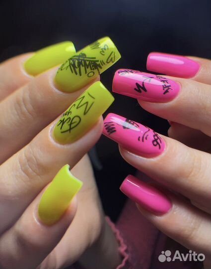 Коррекция наращённых ногтей