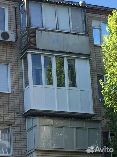 Лоджия пластиковая 6 метров, балкон с отделкой