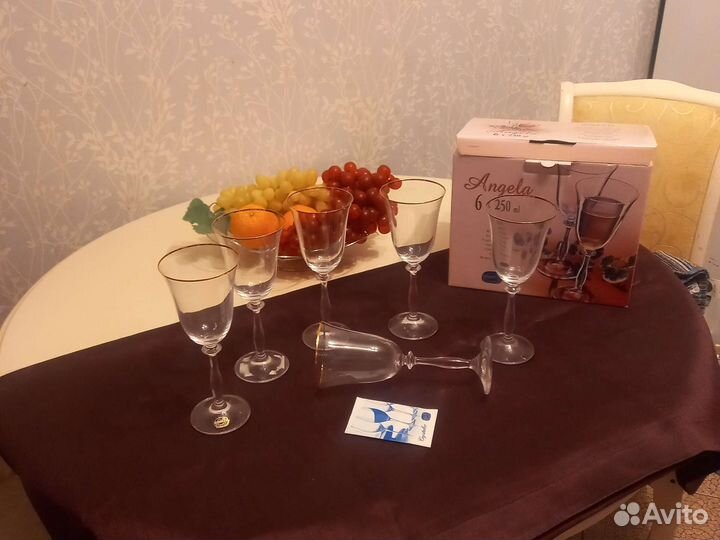 Фужеры бокалы bohemia crystal 250 ML