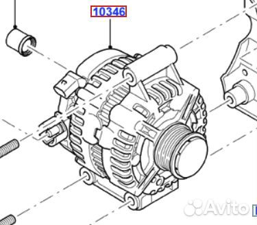 Генератор Ford Transit 7