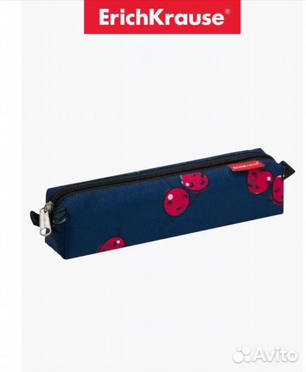 Пенал квадро mini ErichKrause 210x50x50мм Cherryfa