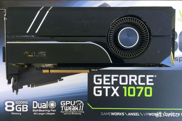 GTX 1070 Asus turbo