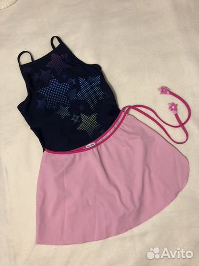 Купальник 134/140, парео