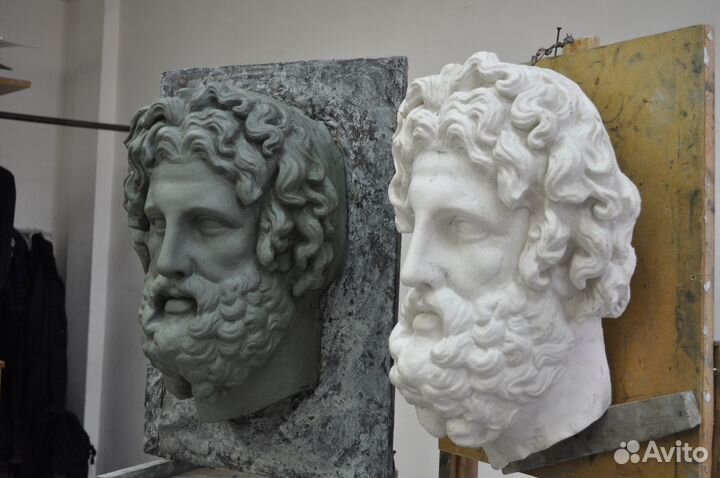 Скульптура, лепнина, тяги, Формовка и отливка рук