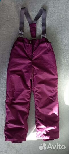 Брюки (полукомбинезон) для девочки, Демисезонные