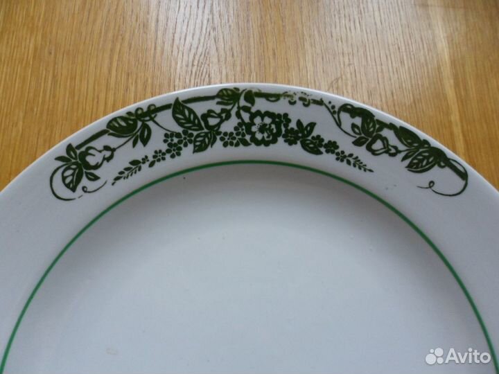 Фарфоровое Блюдо,Хайтинский фз,Хайта,диаметр 30 см