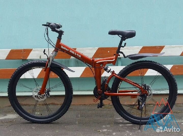 Велосипед складной двухподвес Okk 26-S21 со склада