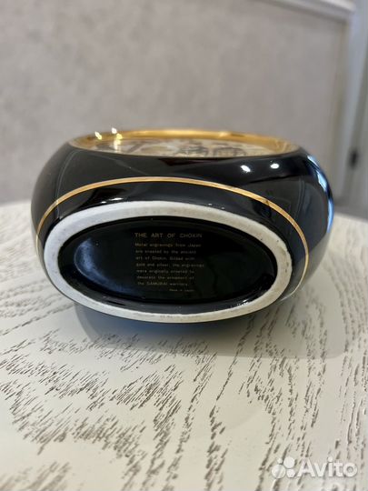 Ваза Chokin Art 1974 год золото 24 карат