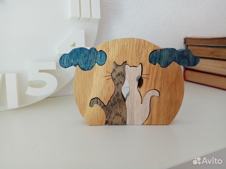 Семейный пазл из дерева