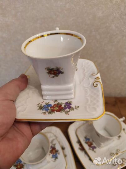 Чайные кофейные трио Германия Gerоld Tettau