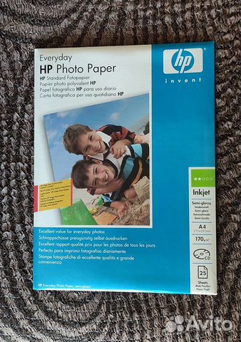 Фотобумага A4 для струйного принтера HP Q5451A