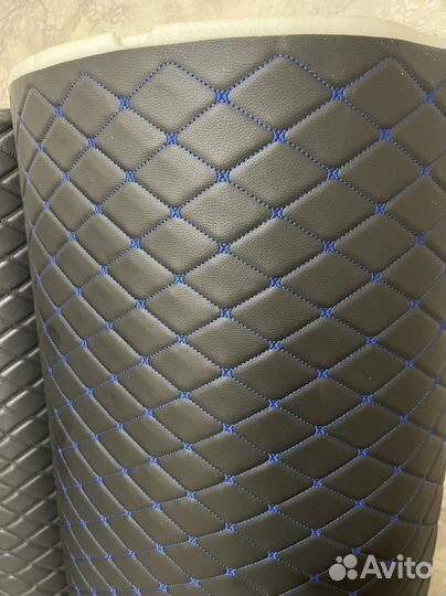 Экокожа для тюнинга ромбик