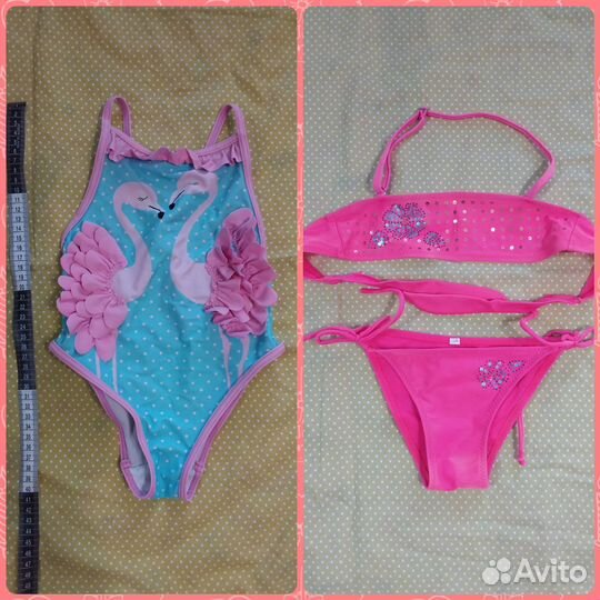 Купальник раздельный купальный костюм 110 116