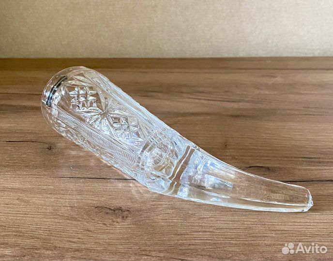 Ваза СССР, хрустальный кубок-рог