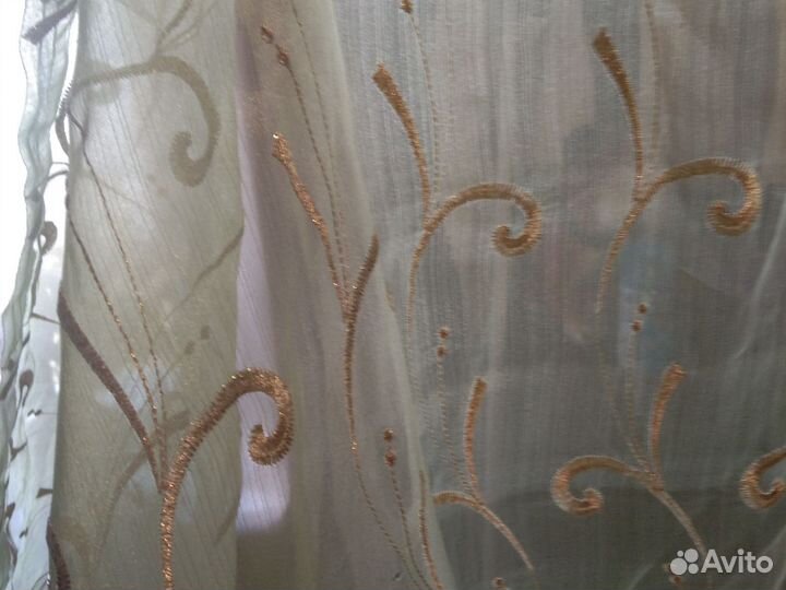 Комплект шторы и тюль