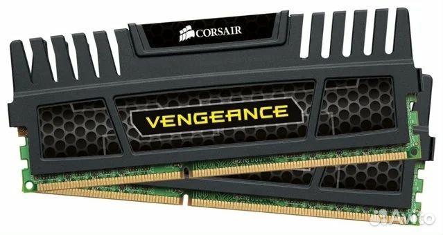 8Гб DDR3 1600Mhz Corsair Vengeance (2 x 4gb )