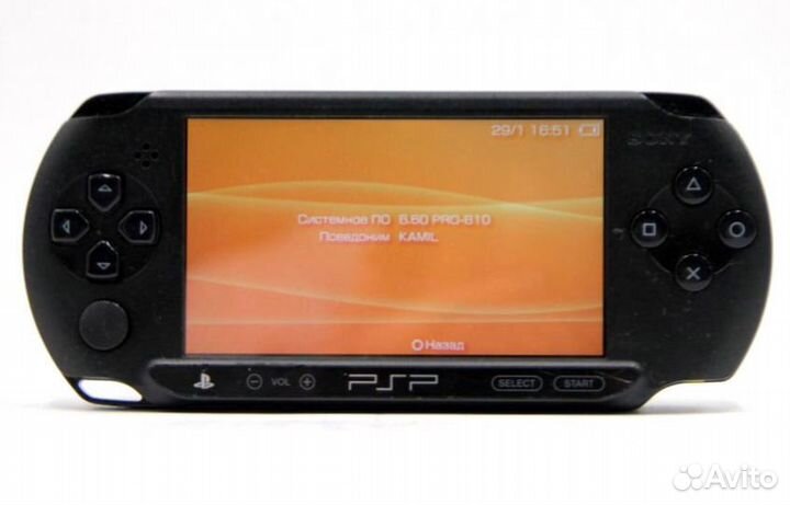 Sony PSP E-1008 Slim 8 Gb Black