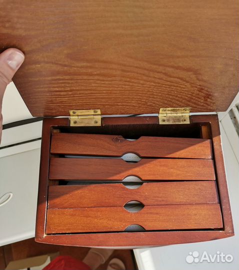 Фотоальбом шкатулка деревянный (2шт)