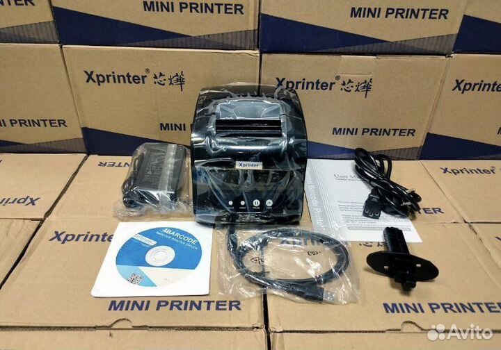 Термопринтер Xprinter XP-365b USB Принтер этикеток
