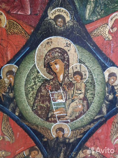 Старинные иконы. Неопалимая купина