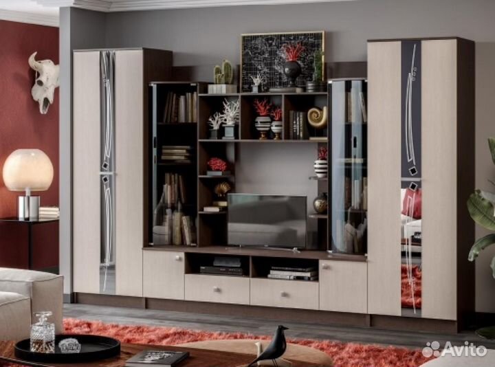 Стенка Венеция 2 цвета