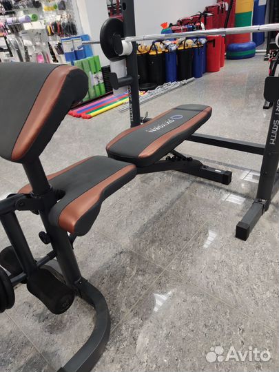 Скамья силовая со стойками oxygen fort smith