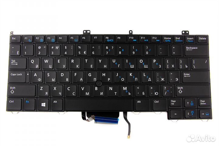 Клавиатура для ноутбука Dell E7440 E7420 Черная с