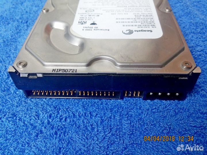 Жёсткий диск IDE HDD Seagate 80 gb