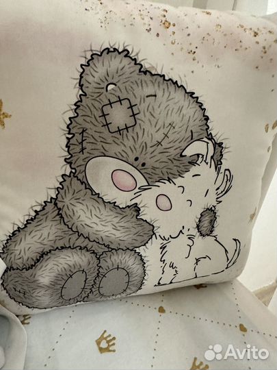 Бортики в детскую кроватку косичка