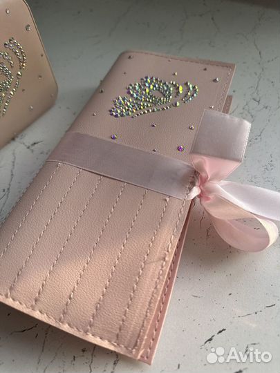 Набор кистей для макияжа с кристаллами на подарок