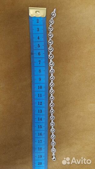 Браслет 20 см серебро