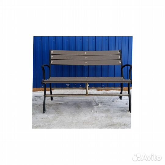 Скамейка чугунная нержавеющая уличная