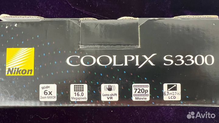 Фотоаппарат Nikon coolpix S3300