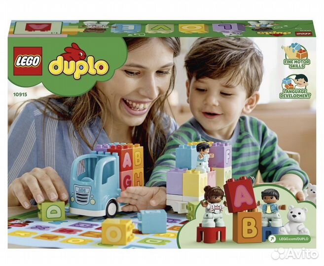 Lego duplo 10915 грузовик Алфавит Creative play