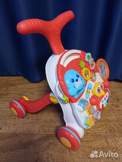 Ходунки каталка 3в1 музыкальные