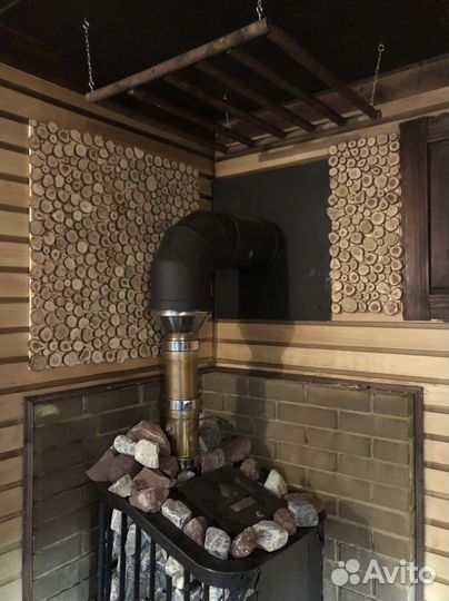 Панно из можжевельника