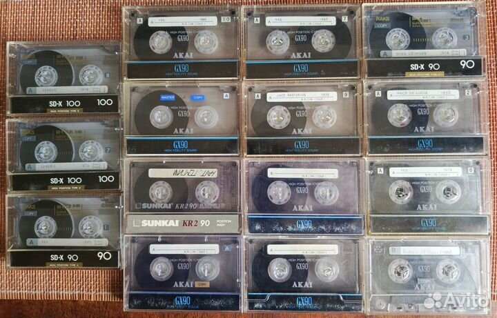 Аудиокассеты, тип 2 (akai, Raks) и нормалы