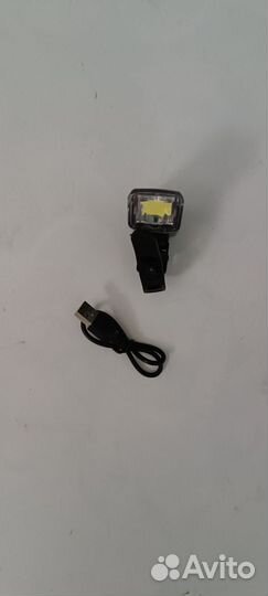 Велосипедный фонарь передний аккумуляторный