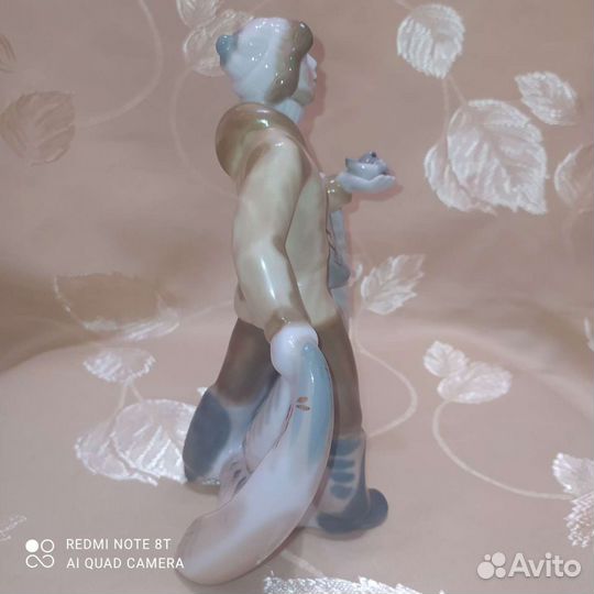 Статуэтка Рыбак Полонский завод