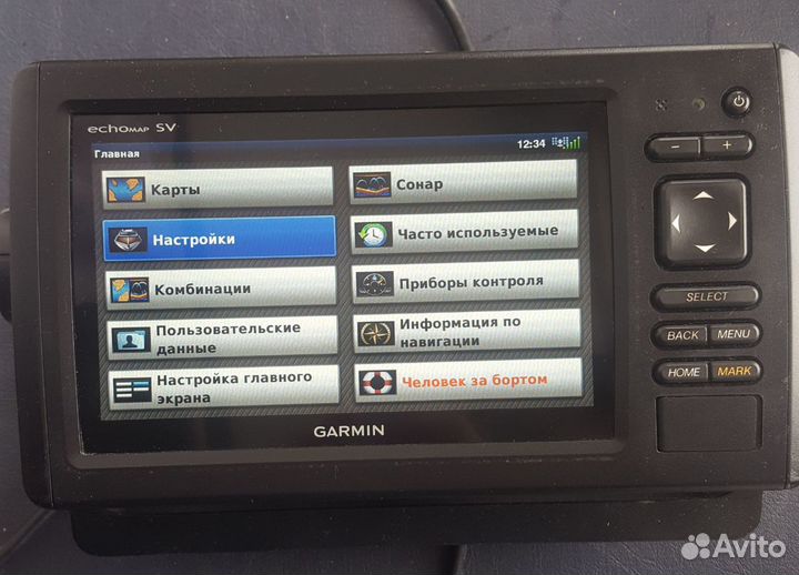 Kаpтплоттер (Эхолот) Garmin echo map Chirp 73 SV