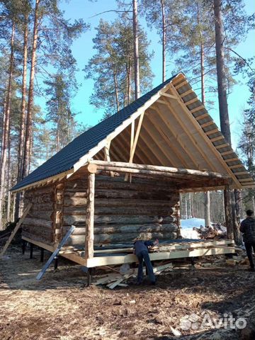 Срубы домов в елино