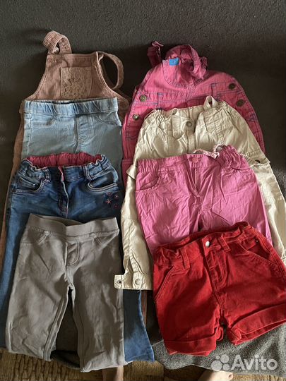 Вещи пакетом на девочку 110-116-122