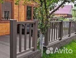 Террасная доска дпк брашированный вельвет