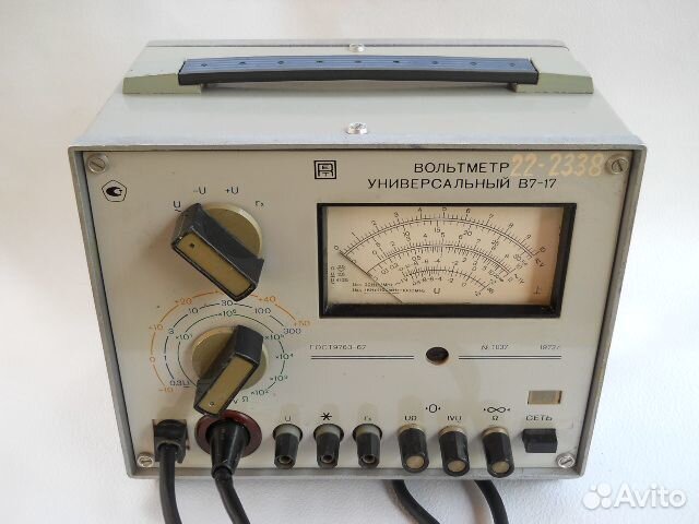 Вольтметр универсальный В7-17, СССР, 1973 год
