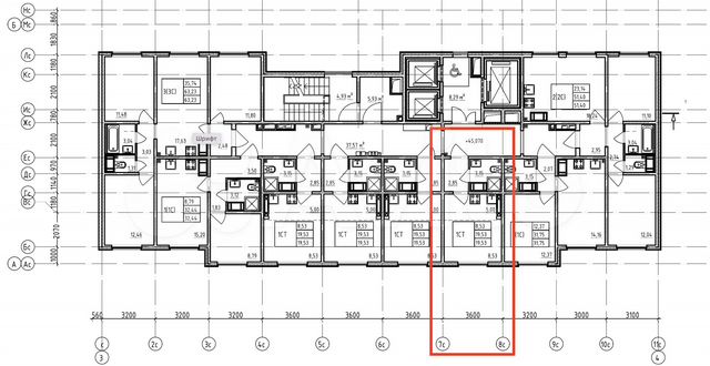 Квартира-студия, 19,5 м², 16/19 эт.