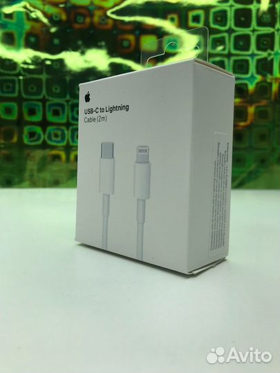 Зарядное устройство Кабель USB-C to Lighting 2м