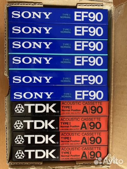 Аудиокассеты новые запечатанные
