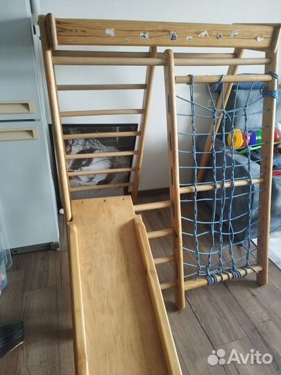 Детская шведская стенка деревянная