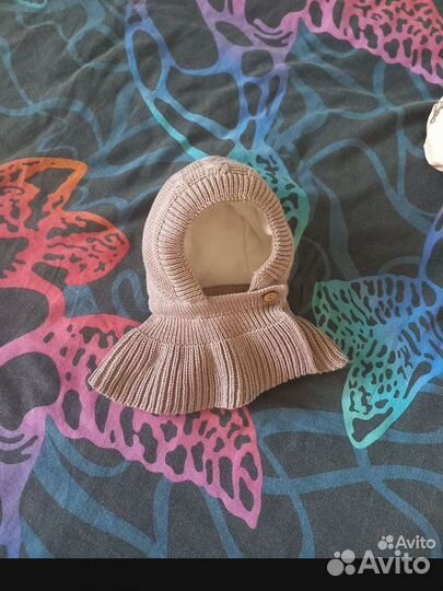 Шапка шлем для новорожденных
